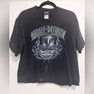 Distressed Harley-Davidson Eagle Graphic Tee
